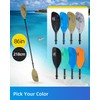 OCEANBROAD Kayak Paddle 86in/218cm Alloy Shaft 2-Piece Floatable Kayak Oar