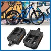 A ABSOPRO Black Aluminum Alloy MTB Bike Non-slip Folding Platform