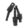 DGZZI 3PCS Swing Socket Adapter Black Universal Joint Hex Shank