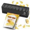 Bag Sealer Mini Rechargeable,3000mAh Heat Sealer Machine with 5 Adjustable