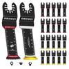 AMZWEI 20 Pcs Extra Long Titanium Oscillating Tool Blades &