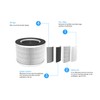 AROVEC AV-P300 Air Purifier Replacement Filter, 3-in-1 Pre-Filter, True HEPA,