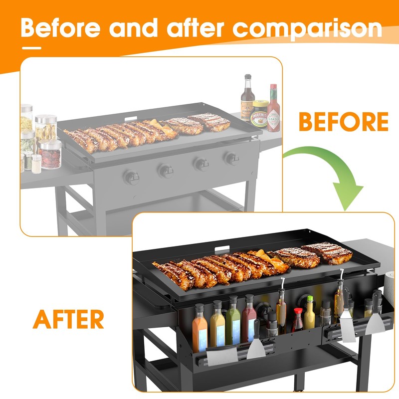 Universal Front Griddle Caddy for Blackstone 28" & 36" Griddles,