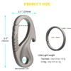 TISUR Key Chain, Titanium Alloy, Key Ring, For Cars, Motorcycles,
