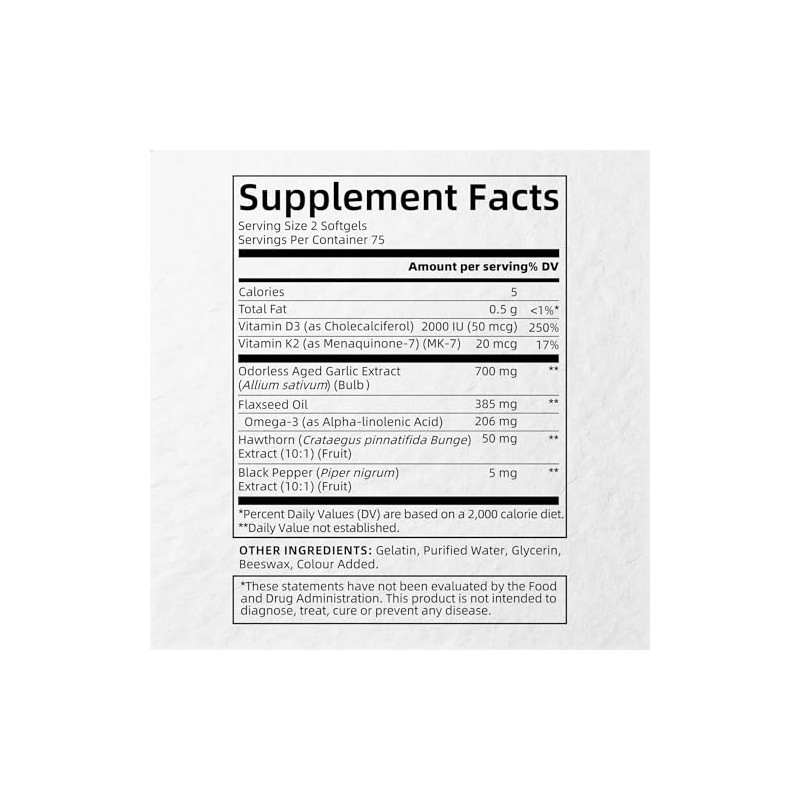 Alliwise Aged Black Garlic Extract 700mg with Vitamin D3 &