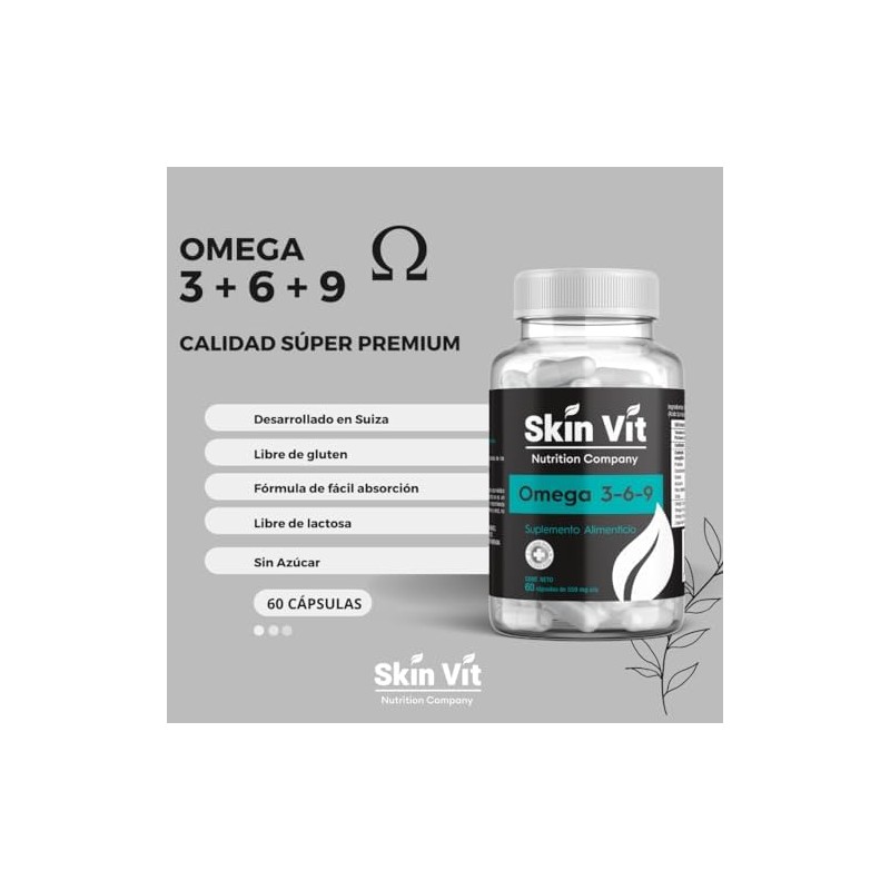 Omega 3 6 9 Súper Premium 550 mg 100 Orgánico