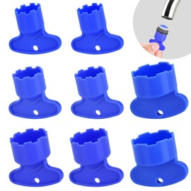 8 Pieces Faucet Aerator Removal Tool 4 Sizes Cache Faucet Aerator Key Removal Wrench, Removal/Installation M16.5 / M18.5 / M21.5 / M24 Cache Aerators, 2 of Each Size