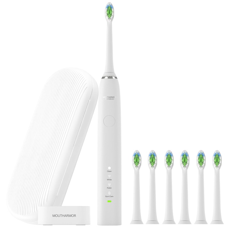 Cepillo de dientes UltraSonic con estuche de viaje y 4