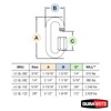 DuraBrite Zinc Plated Oval Quick Link 3/16" - Marine Grade,
