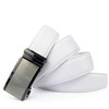 Glamexx24 Men's Automatic Buckle Belt, Business Belt with Ratchet, Width