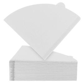 Coffee Filters, Size 02 Cone Natural Paper Filters, 200 Count 2-4 Cup, For Pour Over and Drip Coffee Maker (White V02)