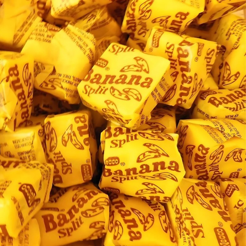 banana split Original Banana Split Candy Chews (140 Pieces)