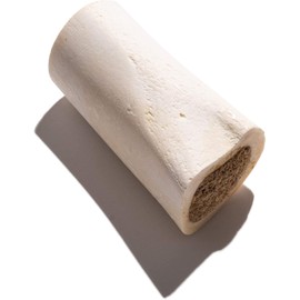 Jack&Pup 3-4" Filled Dog Bones for Small and Large Dogs, Flavored Dog Bone Long Lasting, Stuffed Shin Bones for Dogs, High Protein, Peanut Butter Flavor - 1 Pack