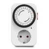G-ELEK Mechanical Timer Socket with 96 Switching Segments (15 Minutes),