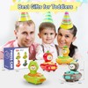 MOONTOY Press and Go Toy Cars for Toddlers 1-3, 4