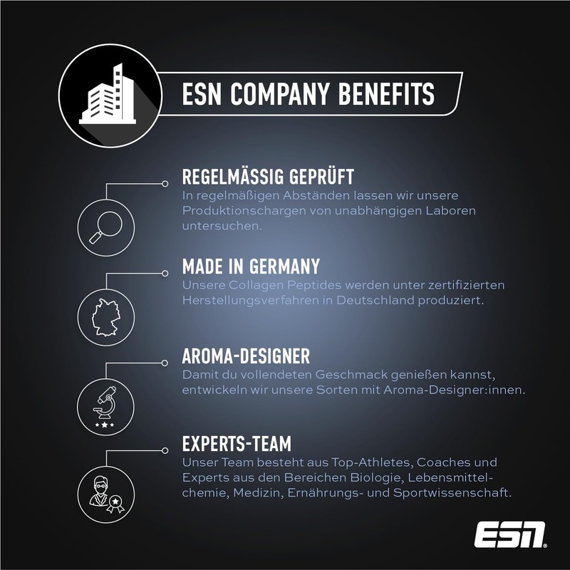 ESN Collagen Peptides, 300 g Natural, Collagen Powder