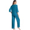 NACHILA Women's Pajamas Set-Viscose Made from Bamboo, 3/4 Sleeve Pjs