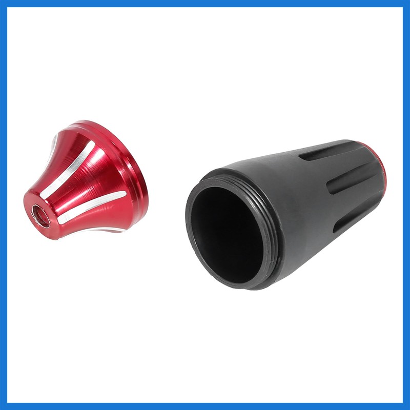 VekAuto 2pcs Red Motorcycle Universal Frame Slider Crash Protector M8