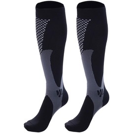 Dress Cici Black Running Compression Socks for Men And Women, Asia Size XXL