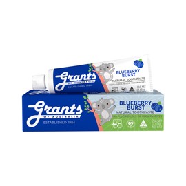 Grants Of Australia Natural Toothpaste Kids Blueberry Burst 75g