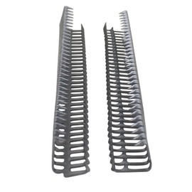 Rubber Conveyor Belt Connector 2 Pieces for Transport Belt Connector Flat Belt Tool Repair Clamps Joint Belt Connector Conveyor Belt Transport Belt Connector (500 x 40 x 37 mm)