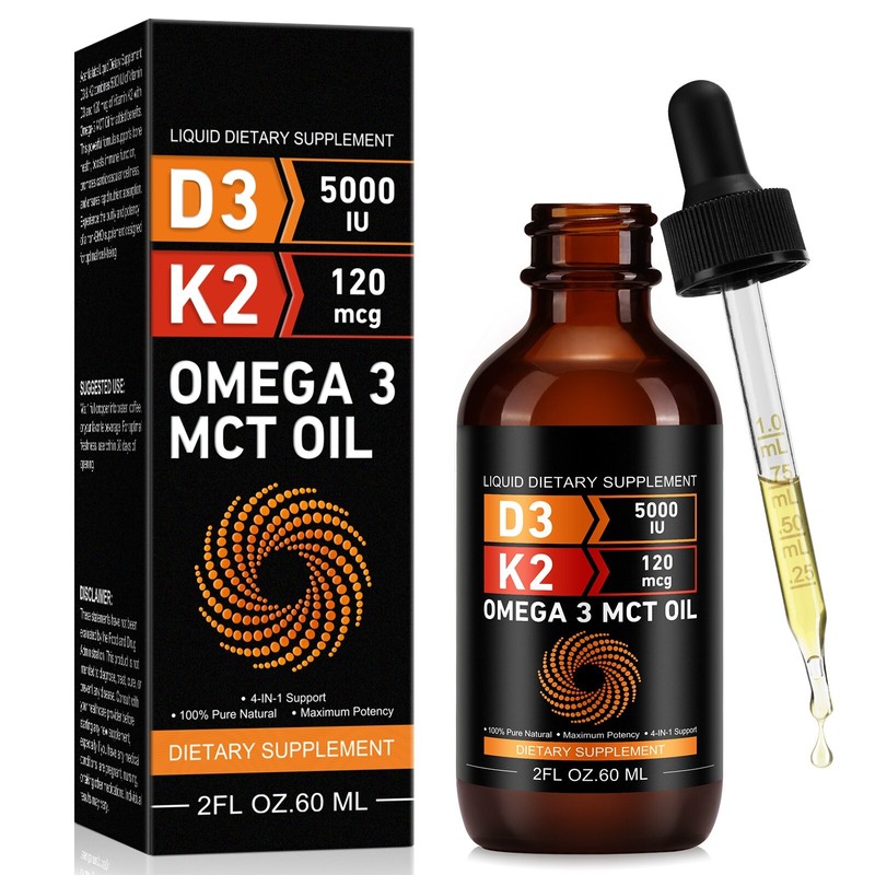 Maani Essence Liquid Vitamin D3 K2 5000 iu & 120