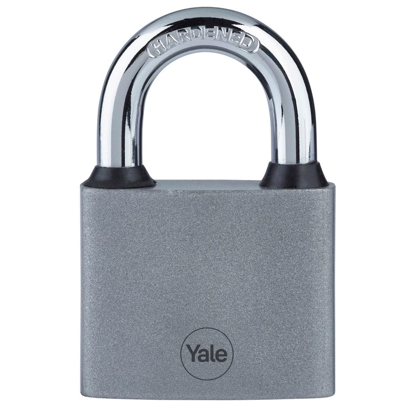 Yale Iron Disc Padlock 50mm - Nickel Plated - Hardened