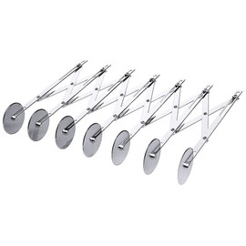 Contacto Stainless Steel Dough Cutter Adjustable, Stainless steel, 7 Schneidrädchen