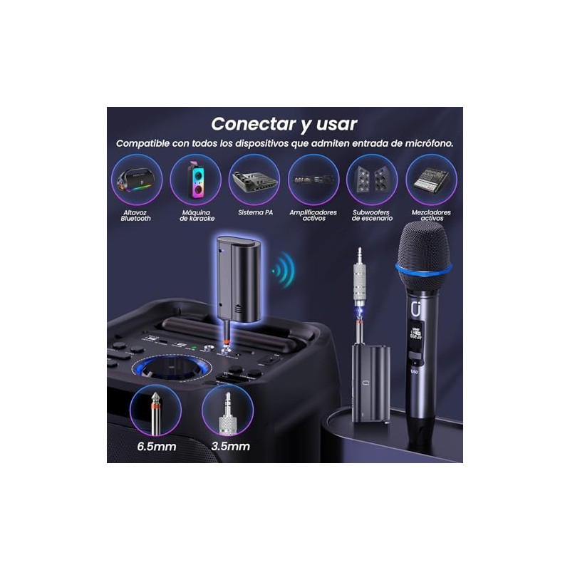 JYX: Sistema de Micrófonos Inalámbricos Handheld (2 Pack): Micrófonos Dinámicos
