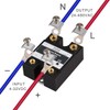 Heschen Single Phase DC/AC Solid State Relay, SSR-25DA, Input 4-32VDC,