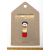 DARUMA Patch Embroidery Sticker COL. 13 Kokeshi 01-8680