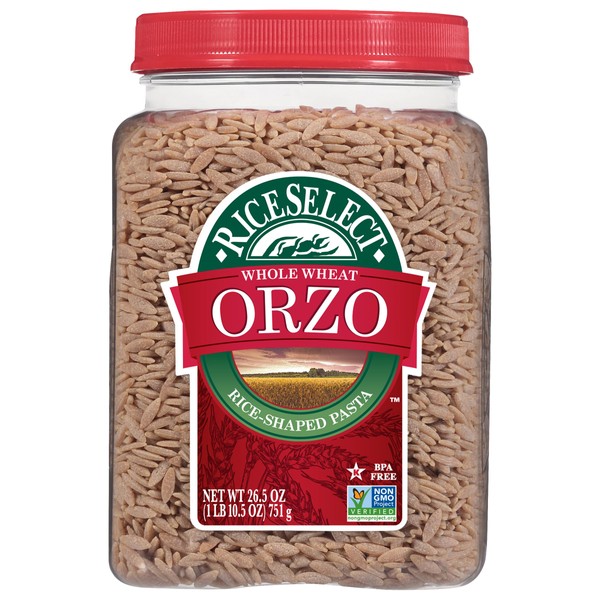 RiceSelect Orzo Pasta de trigo entera - 26.5 oz