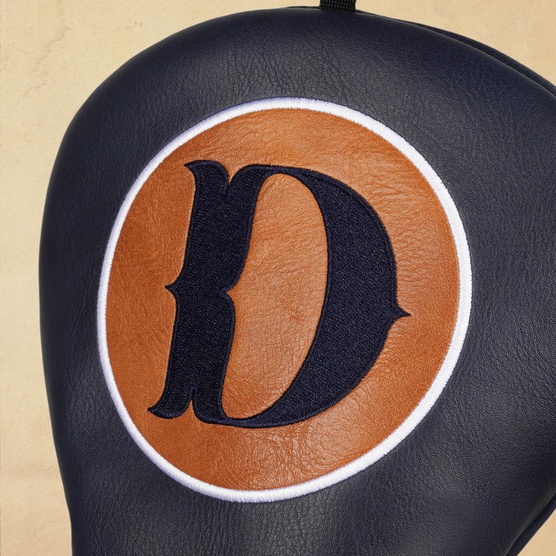 LZFAN Golf Headcovers Set of 3, Brown Classic Golf Club
