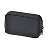Muji 83525453 Nylon Compact Pouch, Black, Approx. 5.5 x 1.4