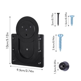 Dart Board Bracket Hanging Dartboards, Professional Dart Board Accessories Includes Dartboard Bracket, Screws, Wall Hanging Hooks and Tape Measure for Targets, Archery Games, Dartboards Device