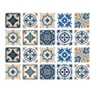 Poromoro Spanish Portuguese Azulejo Style Backsplash Peel and Stick Tile