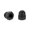 sourcing map M5x0.8 Acorn Cap Nuts, 25Pcs Nylon Dome Cap