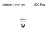 sourcing map 500pcs 5mm Carbon Steel Bearing Balls Precision Polished