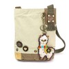 CHALA Handbag Patch Crossbody Canvas Sand (LLAMA)