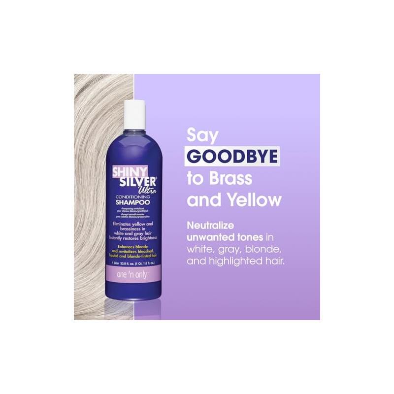 One 'n Only Shiny Silver Ultra Conditioning Shampoo 33.8 fl.