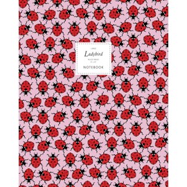 Ladybird Notebook - Ruled Pages - 8x10 - Premium (Pink)