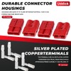 Uddick 4PCS 120A Battery Cable Quick Connect/Disconnect Connector Plug Kit