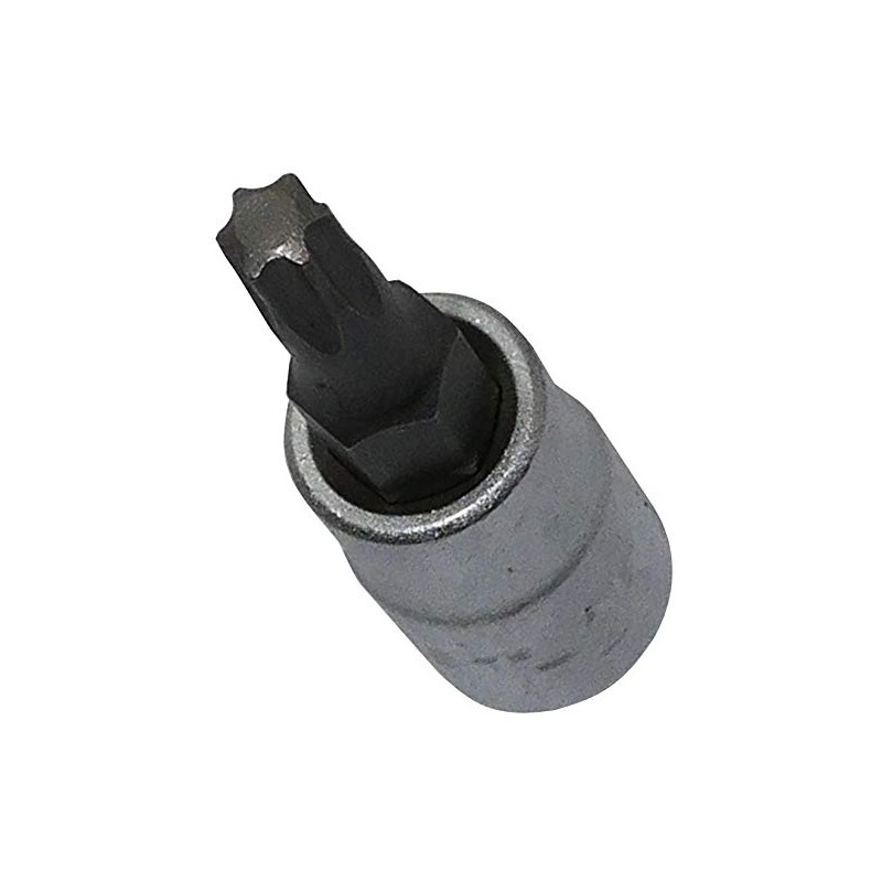 Aerzetix: T25 Torx screwdriver bit on 1/4" square drive socket.