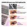 Kit De Extensión De Pestañas 280 Grupos De Pestaña 30d+40d