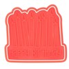 Happy Birthday Candles Cookie Cutter & Stamp