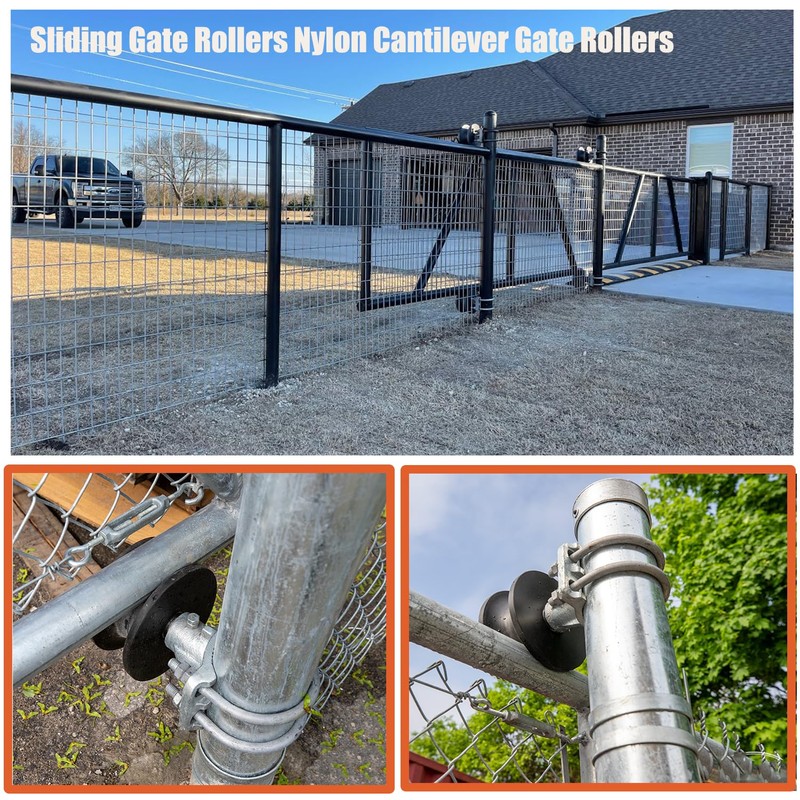 Cantilever Gate Rollers,Rolling Cantilever,Slide Gate Rollers, Nylon Rollers for 4"