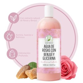 productos mart mexico Agua de Rosas, Benju  Glicerina Hidratante Facial Productos Mart Mexico 1 Litro