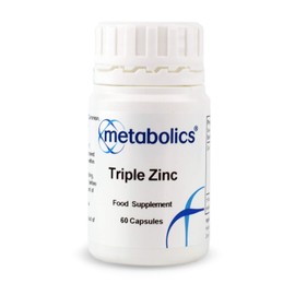 Triple Zinc Complex by Metabolics | Supporting A Healthy Immune System | Zinc Supplement Containing Zinc Picolinate, Zinc Citrate & Zinc Sulfate | 26.5mg Per Capsule — Additive Free
