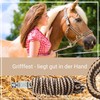Pferdelinis Horse Lead Rope, 2m, Brown/Beige, Pre-braided Polypropylene