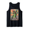 Retro Cucumber DJ Cucumbers Sound Tech Tank Top